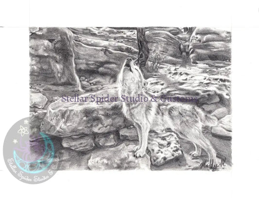 Simply Zoo-tiful Howling Lone Wolf