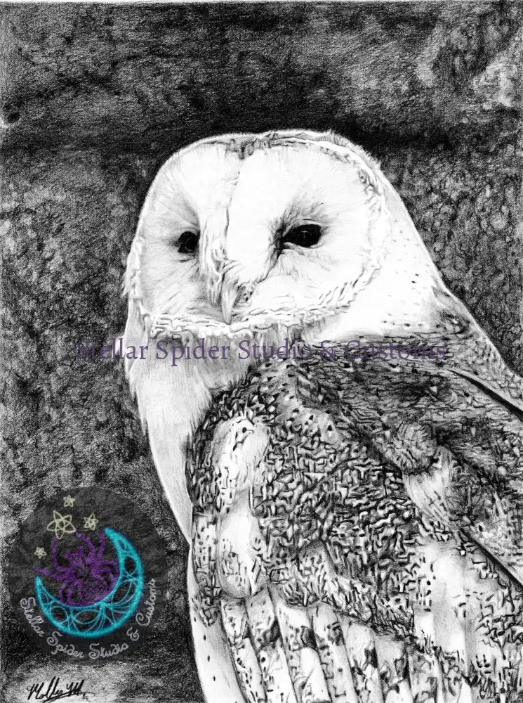 Simply Zoo-tiful Barn Owl (Signed) Print