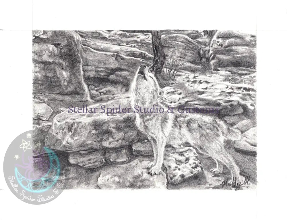 Simply Zoo-tiful Howling Lone Wolf