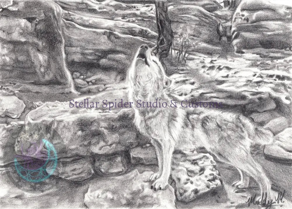 Simply Zoo-tiful Howling Lone Wolf