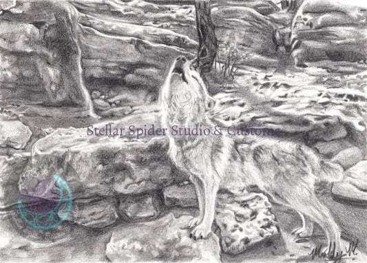 Simply Zoo-tiful Howling Lone Wolf